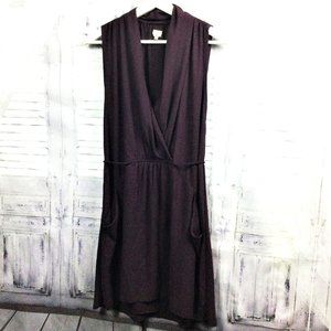 Aritzia Wilfred Midi Dress Purple L